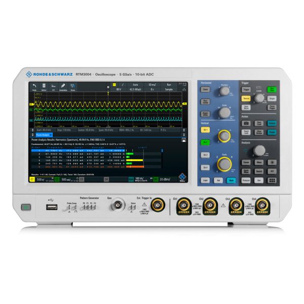 RS RTM 54PKUS MS Osilloscope RTM3000 Series Front